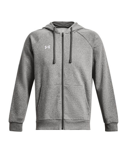 Under Armour Rival fleece full-zip hoodie Castlerock Light Heather
