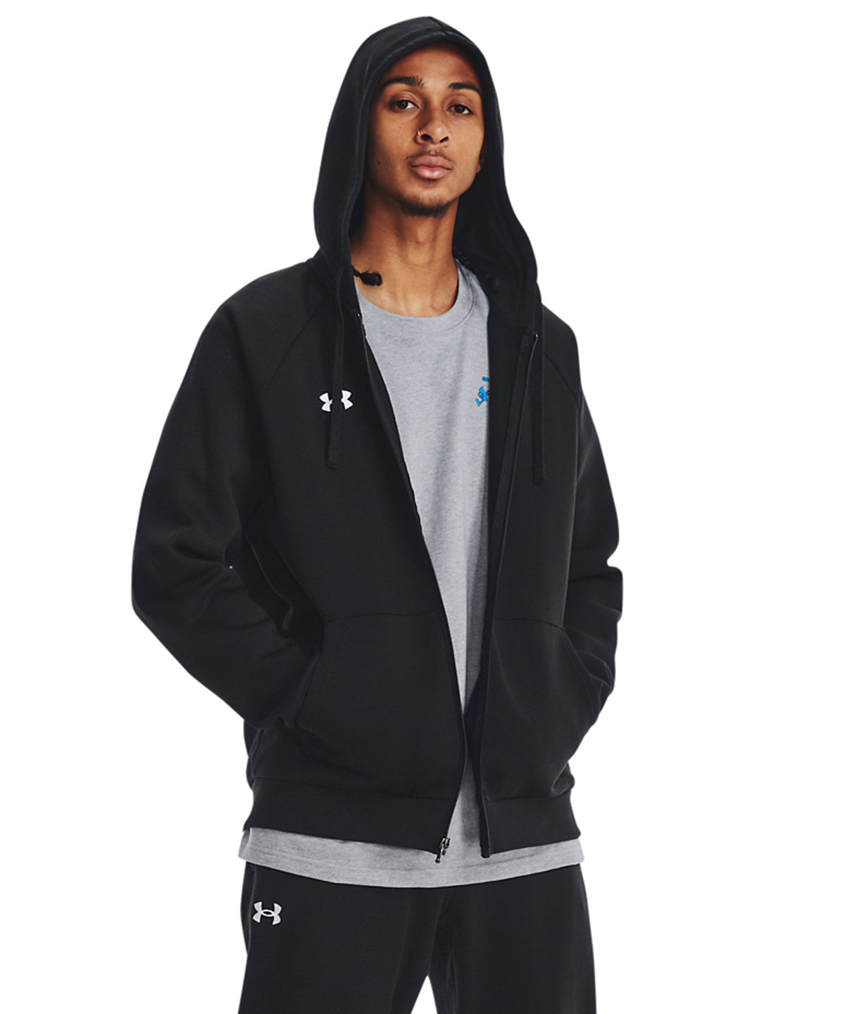 Under Armour Rival fleece full-zip hoodie Black