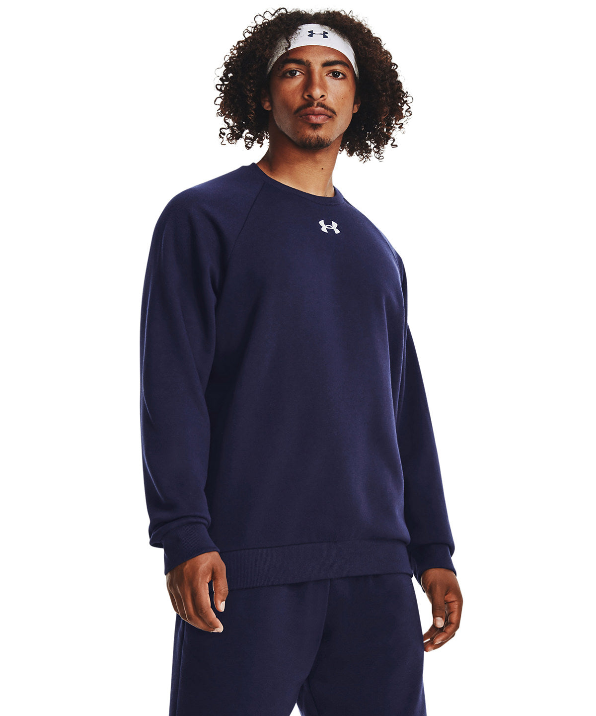 Under Armour UA Rival fleece crew Black/White