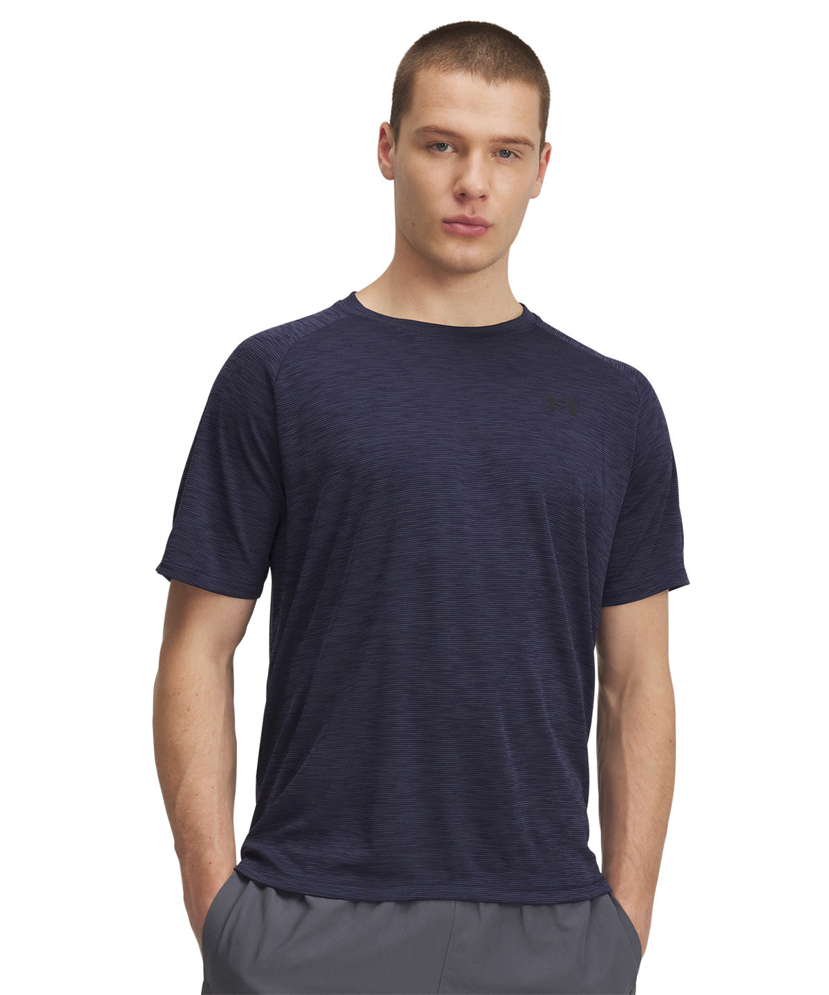 Under Armour UA Tech™ textured t-shirt Castle Rock Grey*
