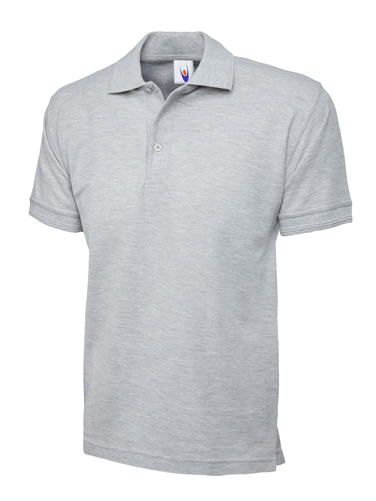 Uneek Heavyweight Poloshirt Heather Grey