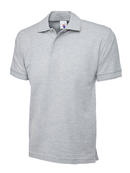 Uneek Heavyweight Poloshirt Heather Grey