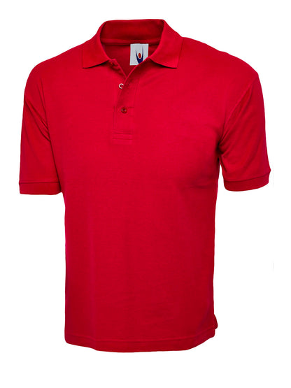 Uneek Cotton Rich Poloshirt Red