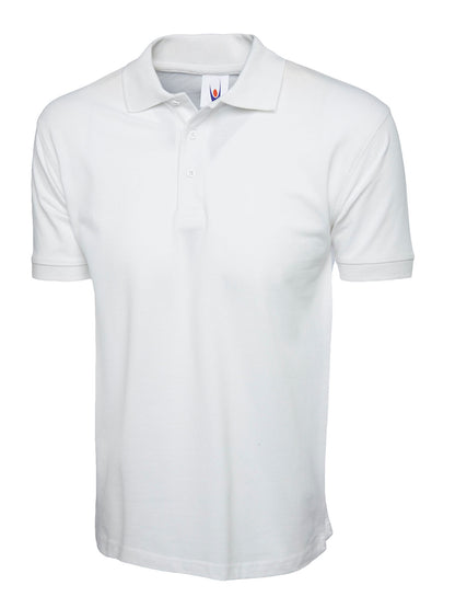 Uneek Cotton Rich Poloshirt White