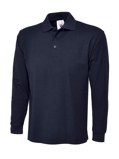Uneek Longsleeve Poloshirt Navy