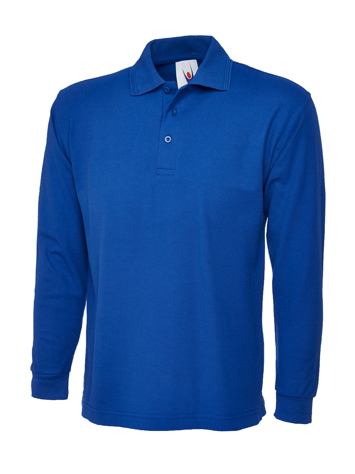Uneek Longsleeve Poloshirt Royal