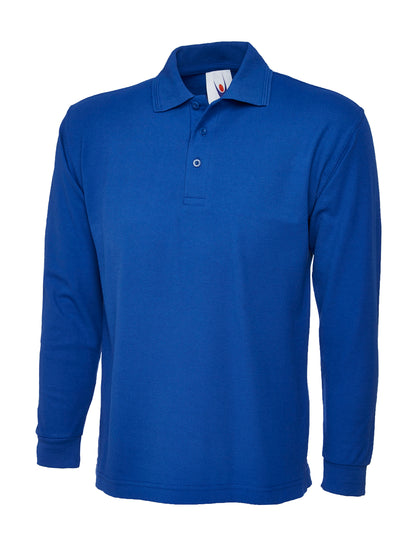 Uneek Longsleeve Poloshirt Royal