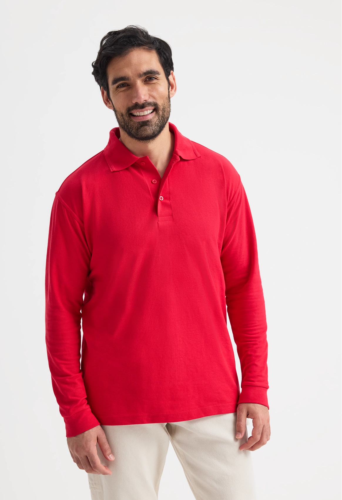 Uneek Longsleeve Poloshirt Bottle Green
