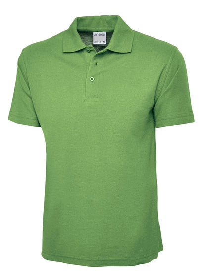 Uneek Men's Ultra Cotton Poloshirt Lime