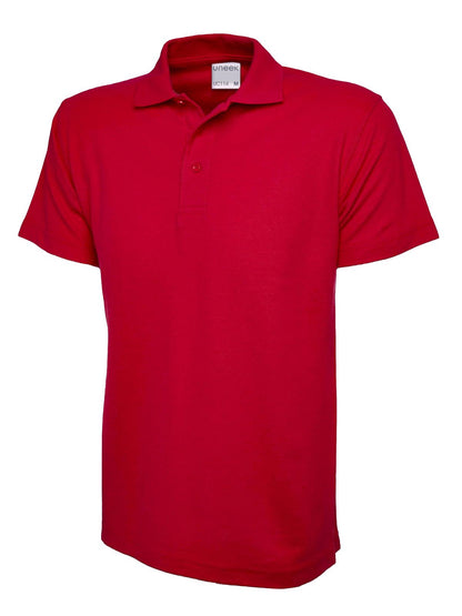 Uneek Men's Ultra Cotton Poloshirt Red