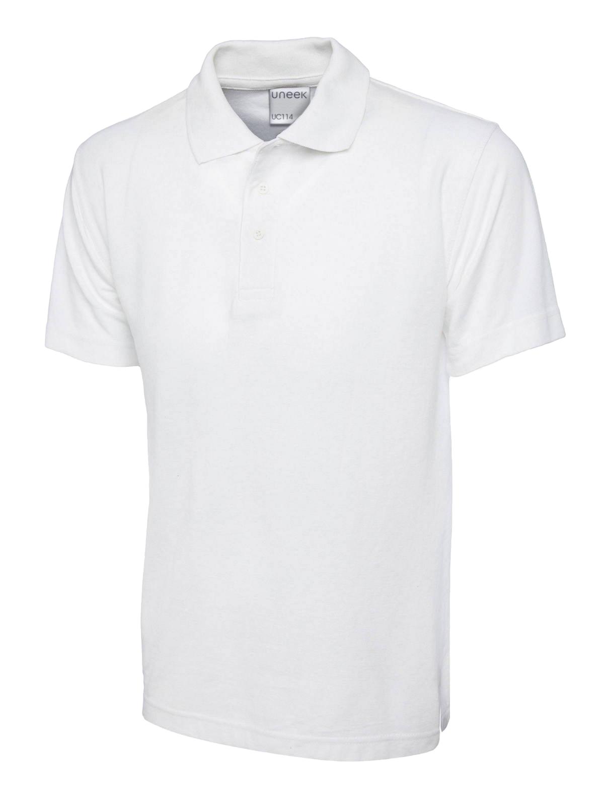 Uneek Men's Ultra Cotton Poloshirt White