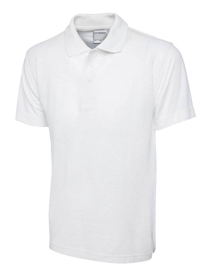 Uneek Men's Ultra Cotton Poloshirt White