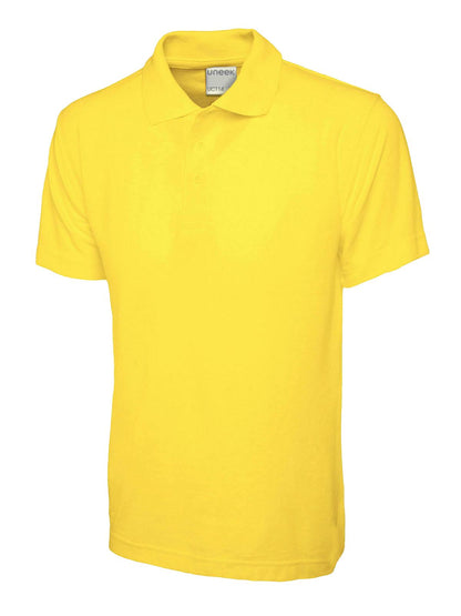 Uneek Men's Ultra Cotton Poloshirt Yellow