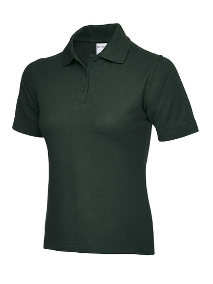Uneek Ladies Ultra Cotton Poloshirt Bottle Green