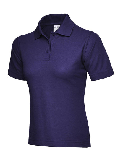 Uneek Ladies Ultra Cotton Poloshirt Purple