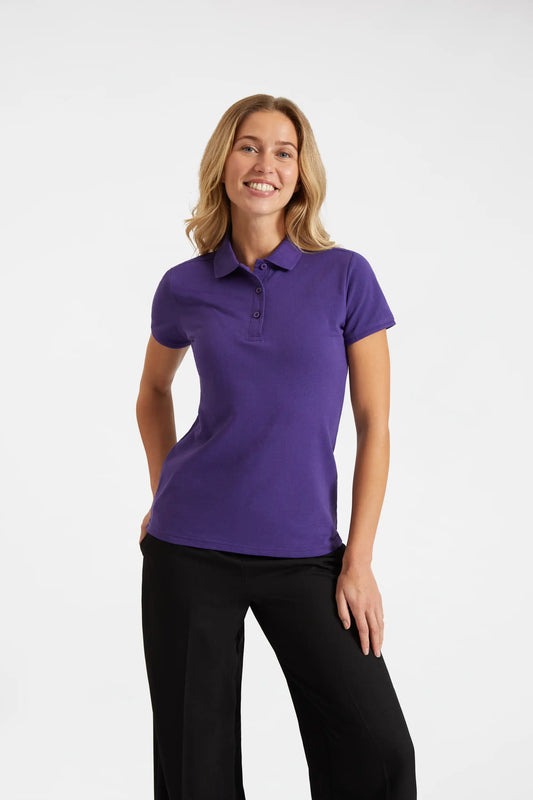 Uneek Ladies Ultra Cotton Poloshirt Bottle Green