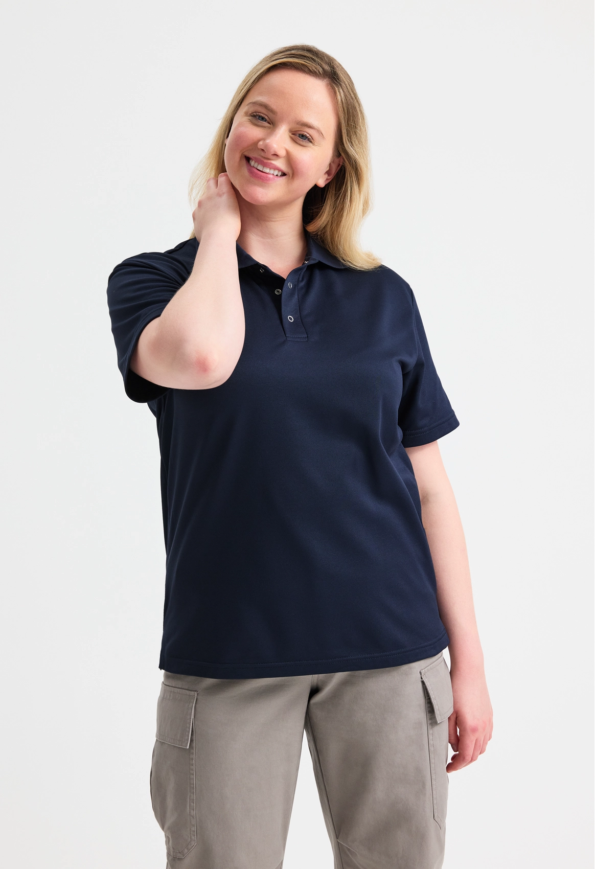 Uneek Processable Poloshirt Black