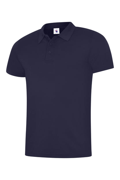Uneek Mens Super Cool Workwear Poloshirt Navy
