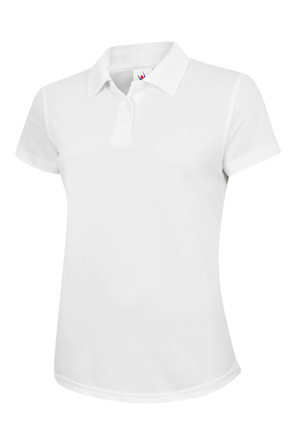 Uneek Ladies Super Cool Workwear Poloshirt White