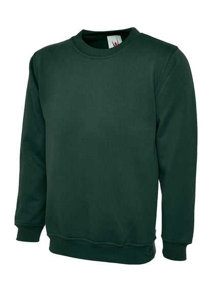 Uneek Premium Sweatshirt Bottle Green