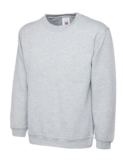 Uneek Premium Sweatshirt Heather Grey
