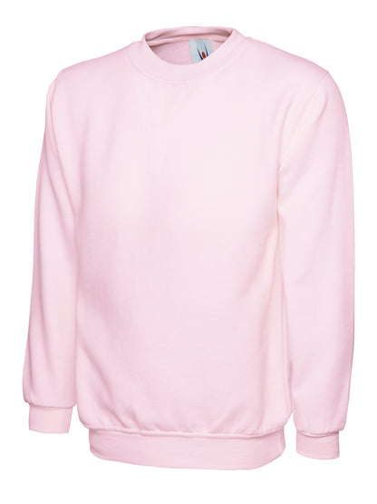 Uneek Classic Sweatshirt Pink
