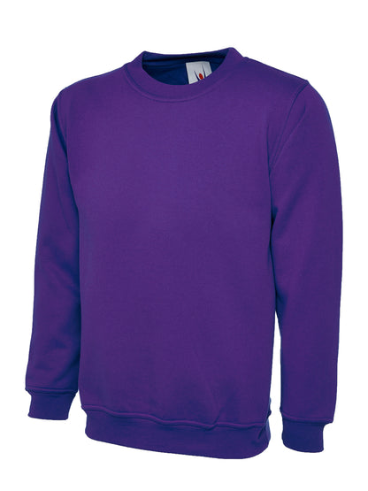 Uneek Classic Sweatshirt Purple
