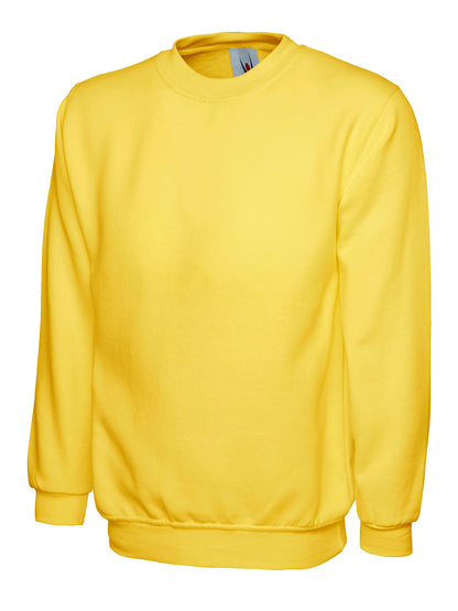 Uneek Classic Sweatshirt Yellow