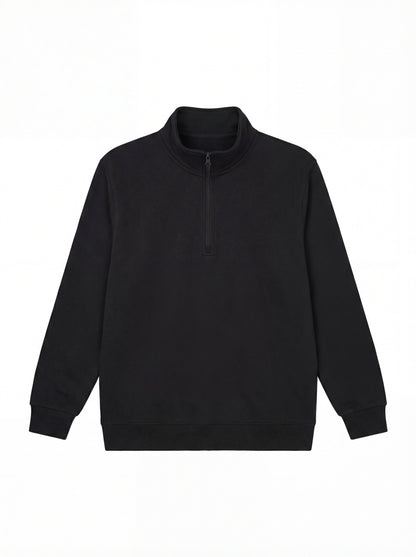 Uneek Quarter Zip Sweatshirt Black