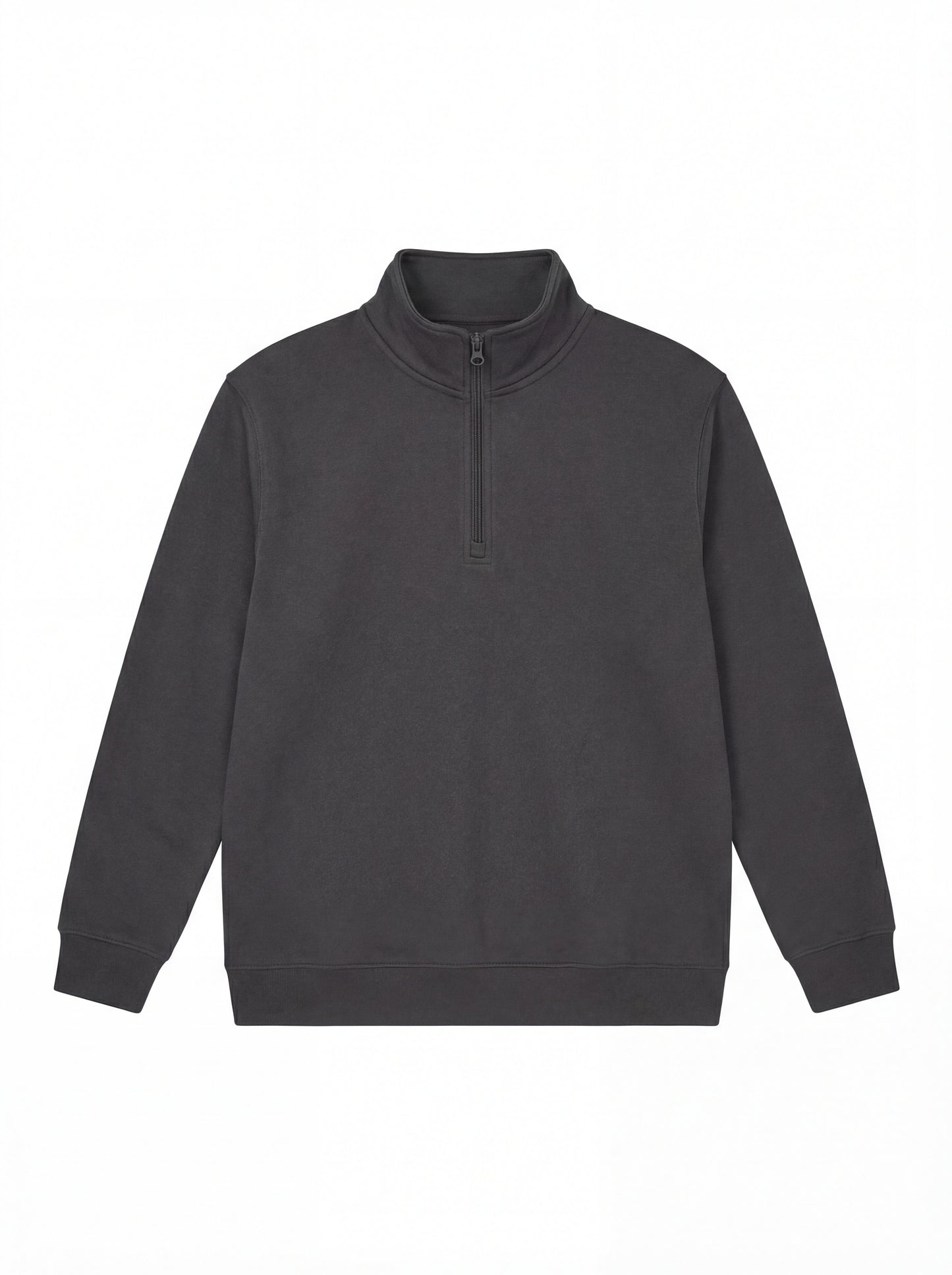 Uneek Quarter Zip Sweatshirt Charcoal
