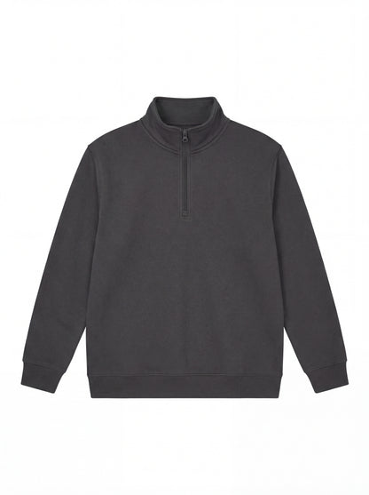 Uneek Quarter Zip Sweatshirt Charcoal