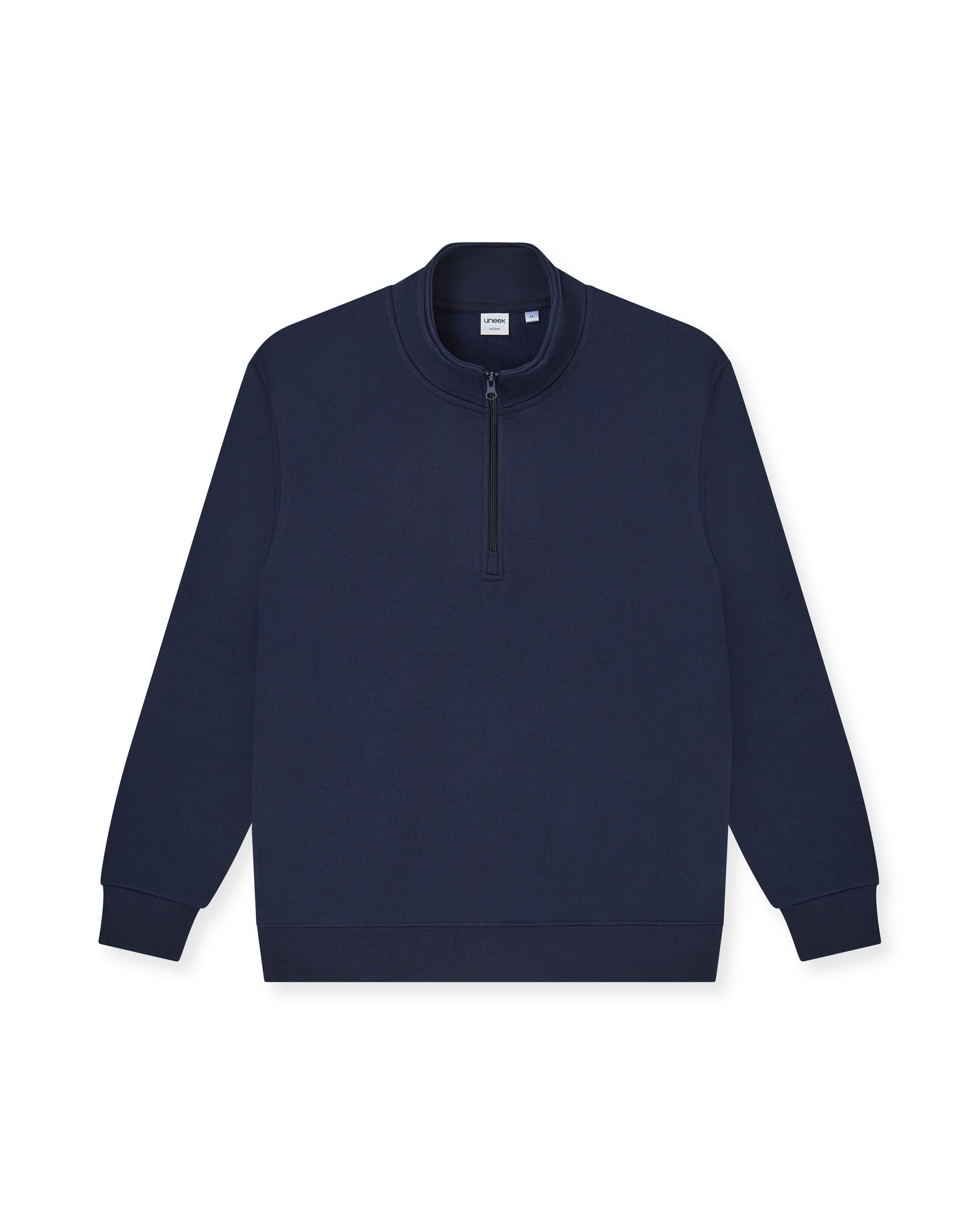 Uneek Quarter Zip Sweatshirt Navy