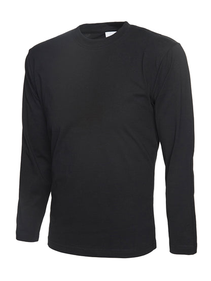 Uneek Long Sleeve T-shirt Black