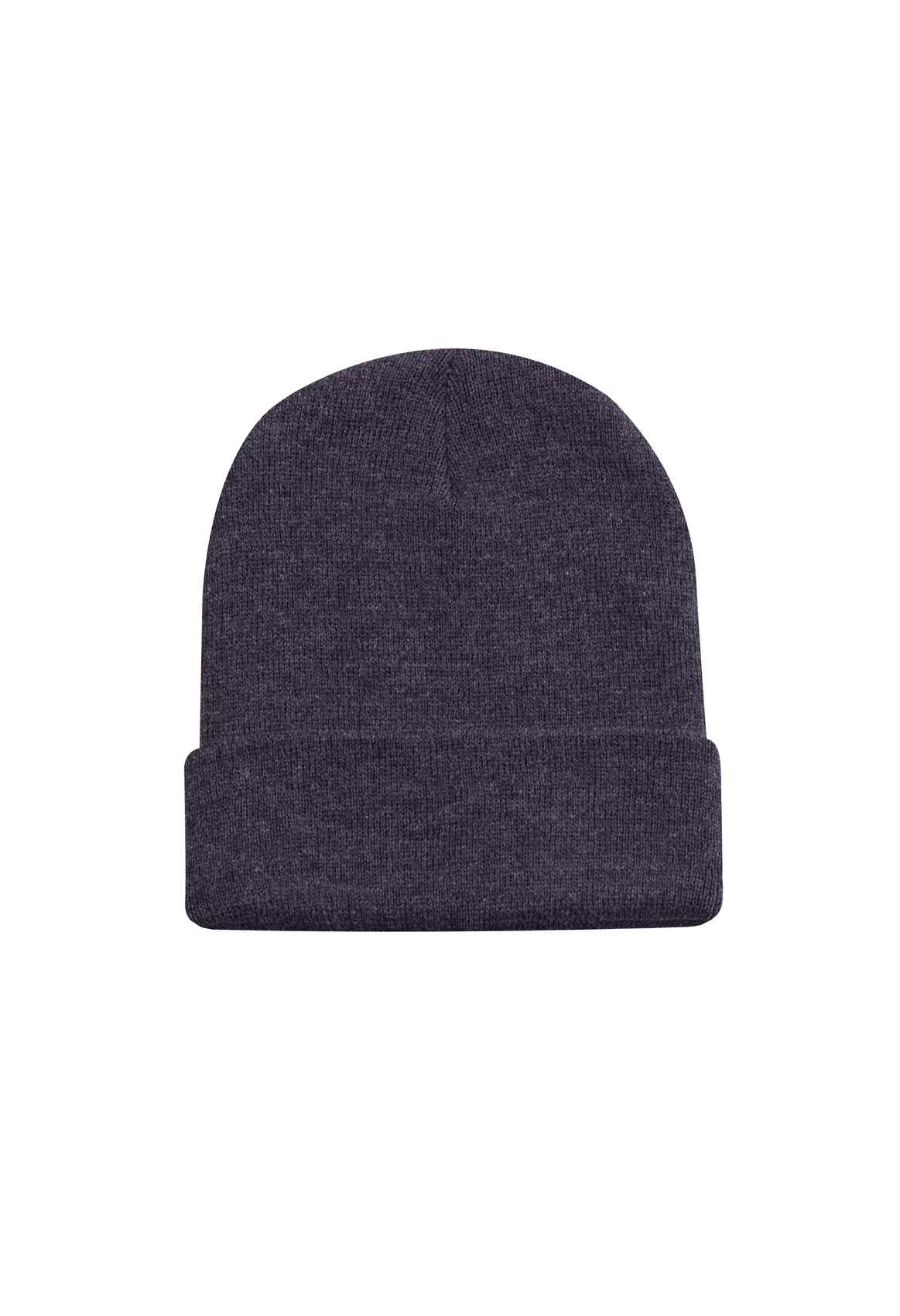 Uneek Heavweight Cuffed Beanies Charcoal