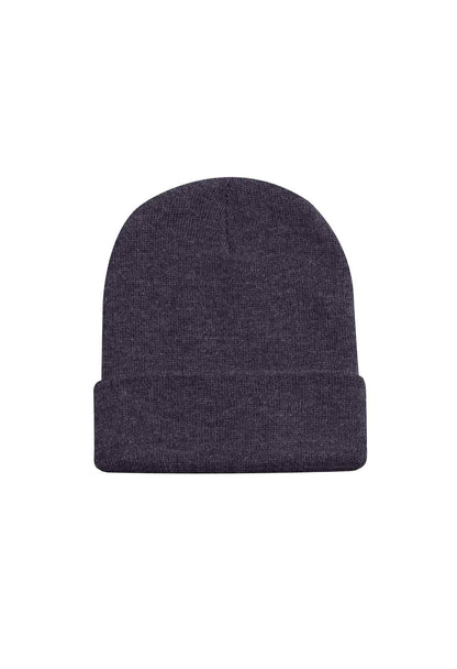 Uneek Heavweight Cuffed Beanies Charcoal