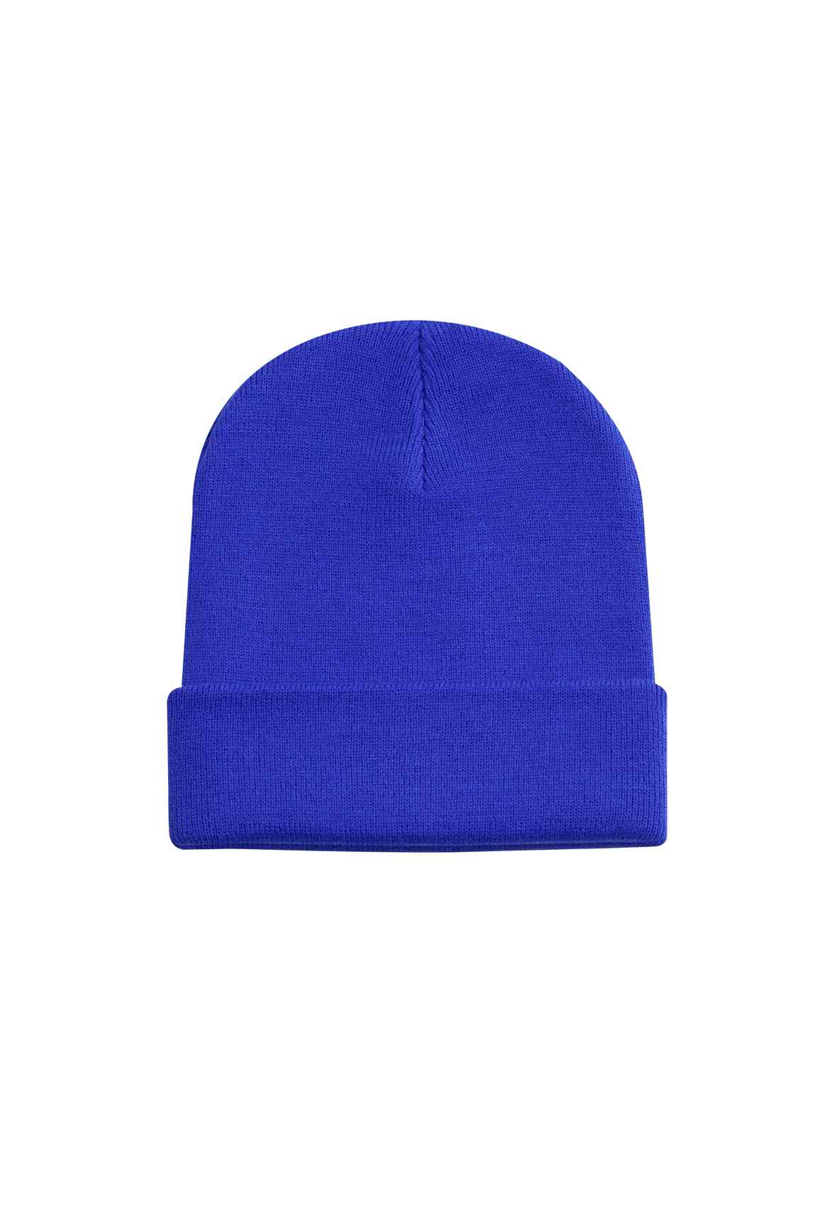 Uneek Heavweight Cuffed Beanies Deep Royal