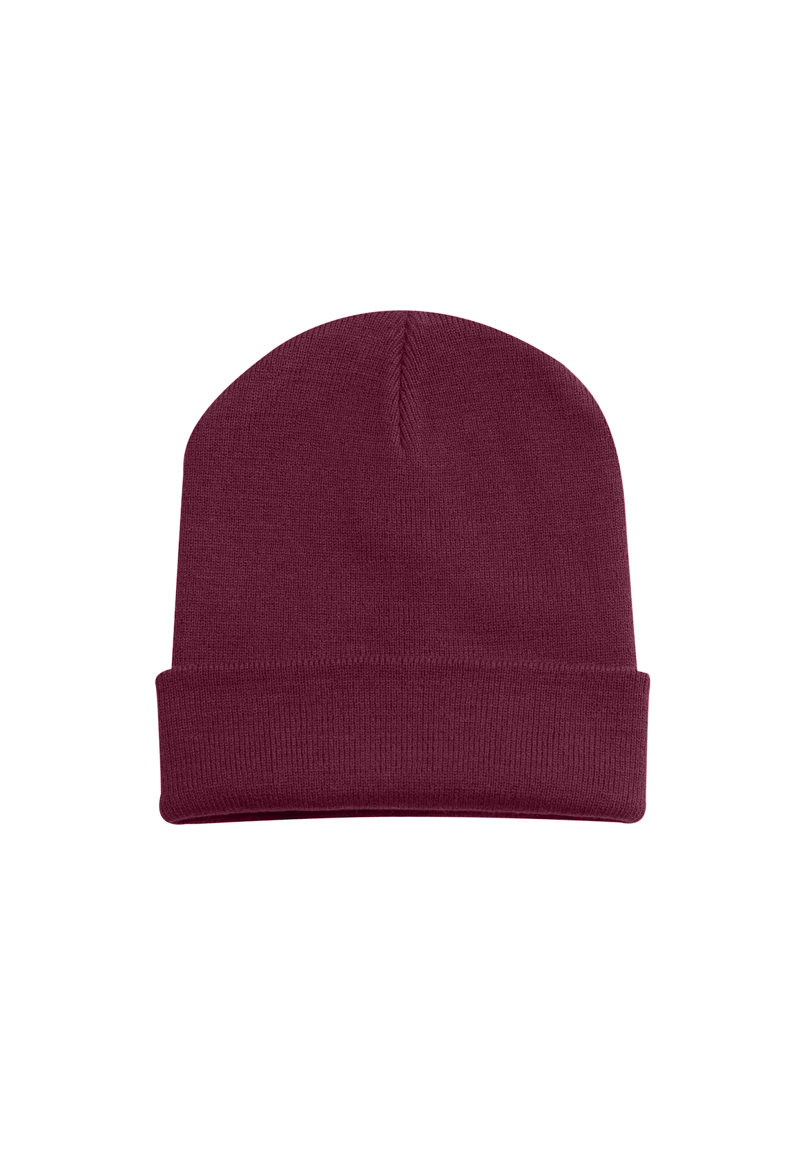 Uneek Heavweight Cuffed Beanies Maroon