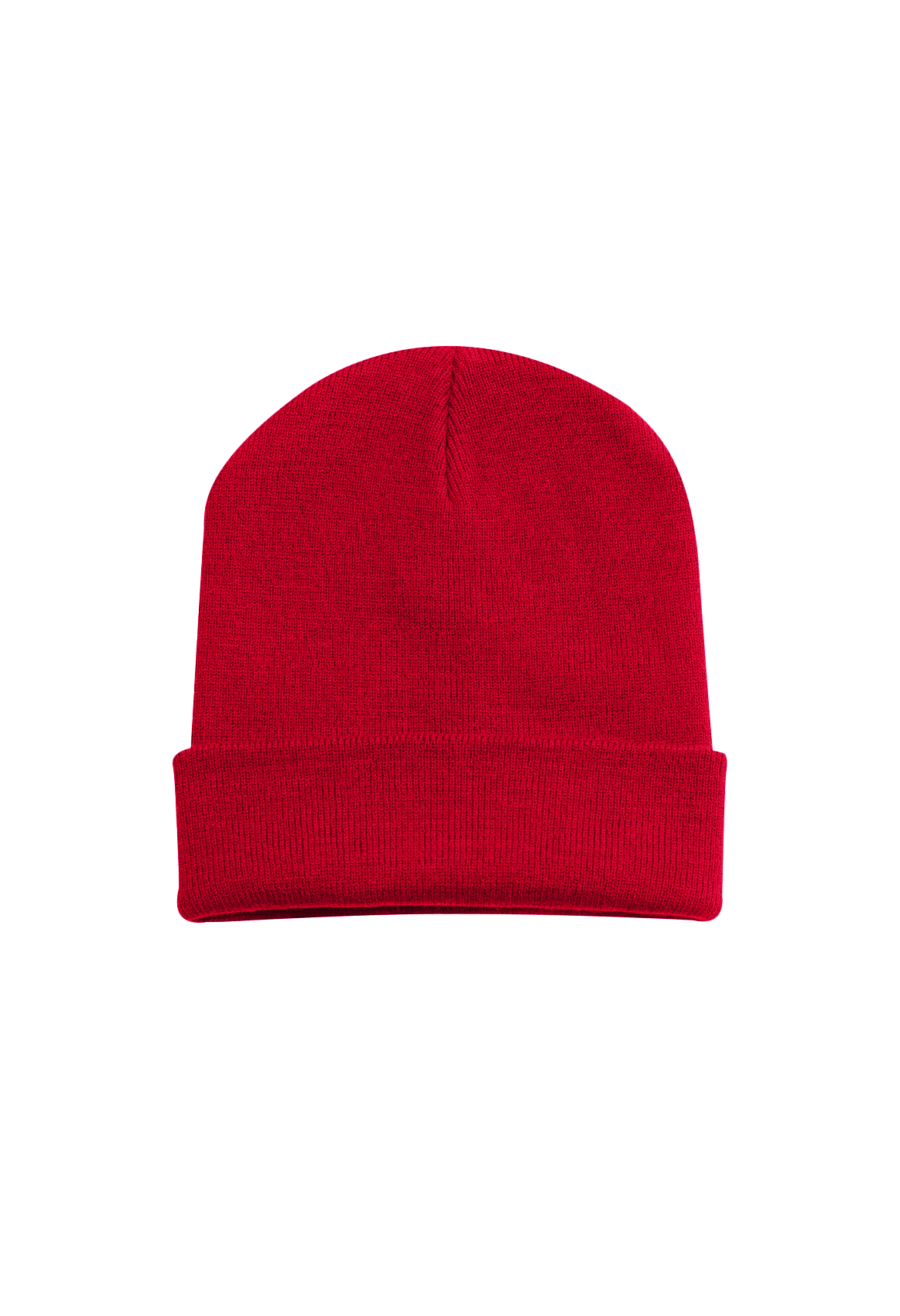 Uneek Heavweight Cuffed Beanies Red