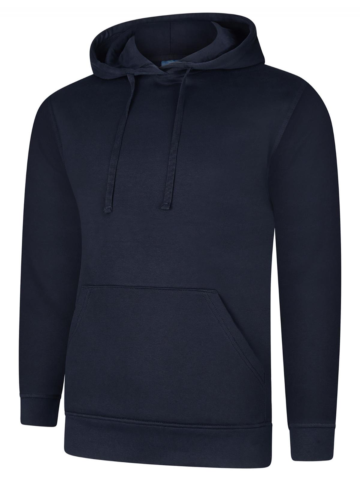 Uneek Deluxe Hooded Sweatshirt Navy