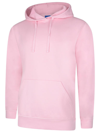 Uneek Deluxe Hooded Sweatshirt Pink