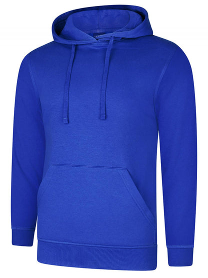 Uneek Deluxe Hooded Sweatshirt Royal