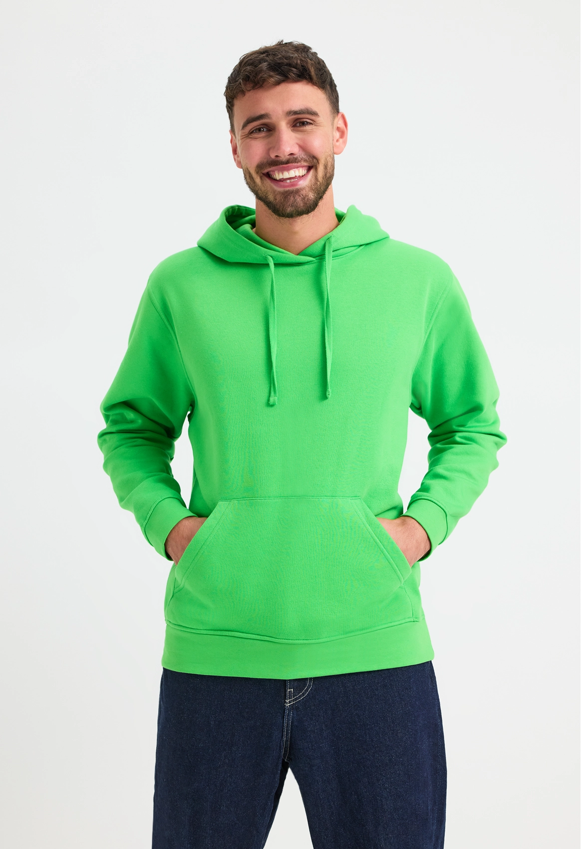 Uneek Deluxe Hooded Sweatshirt Amazon Green