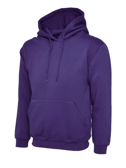 Uneek Ladies Deluxe Hooded Sweatshirt Purple