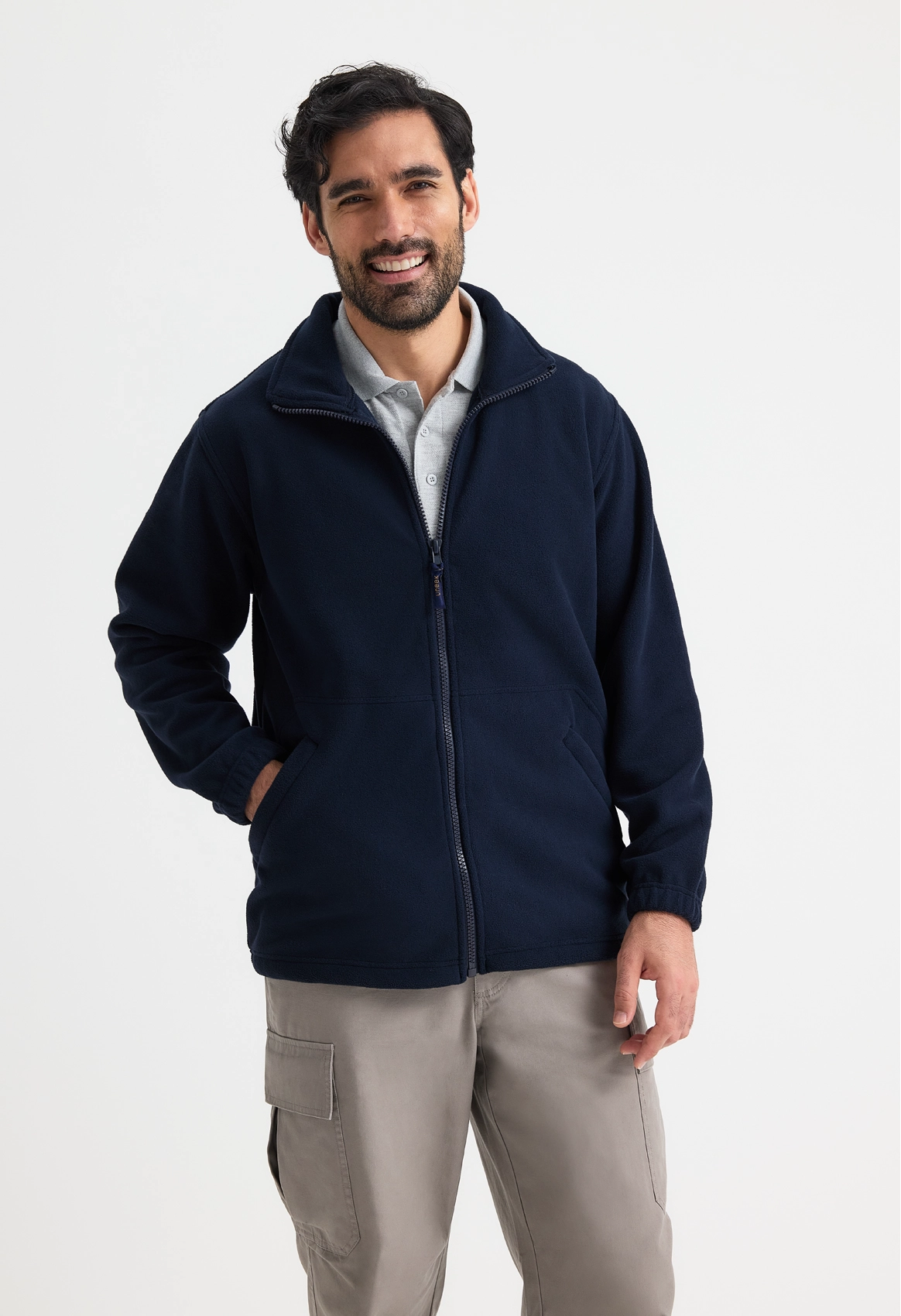 Uneek Premium Full Zip Micro Fleece Jacket Bottle Green
