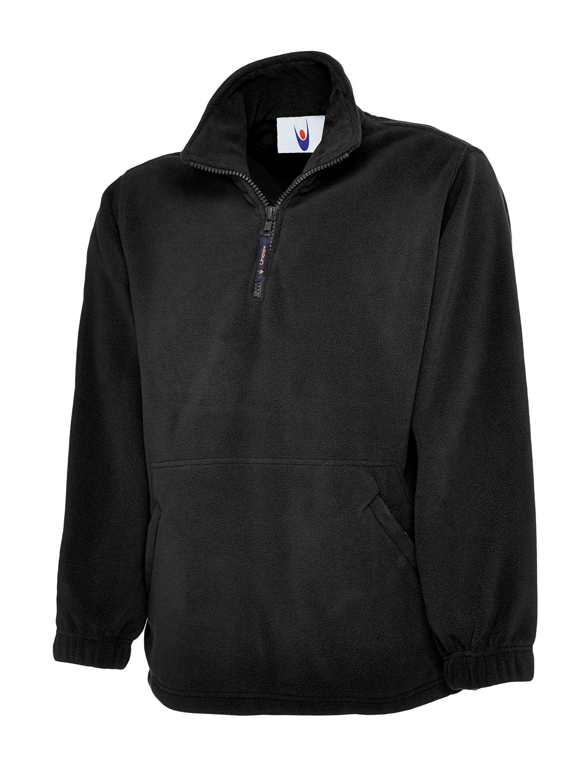 Uneek Premium 1/4 Zip Micro Fleece Jacket Black