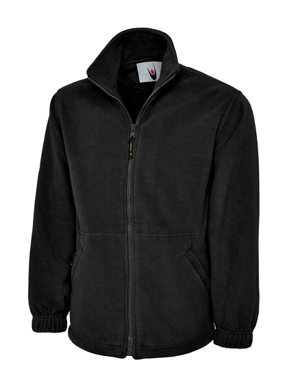 Uneek Classic Full Zip Micro Fleece Jacket Black