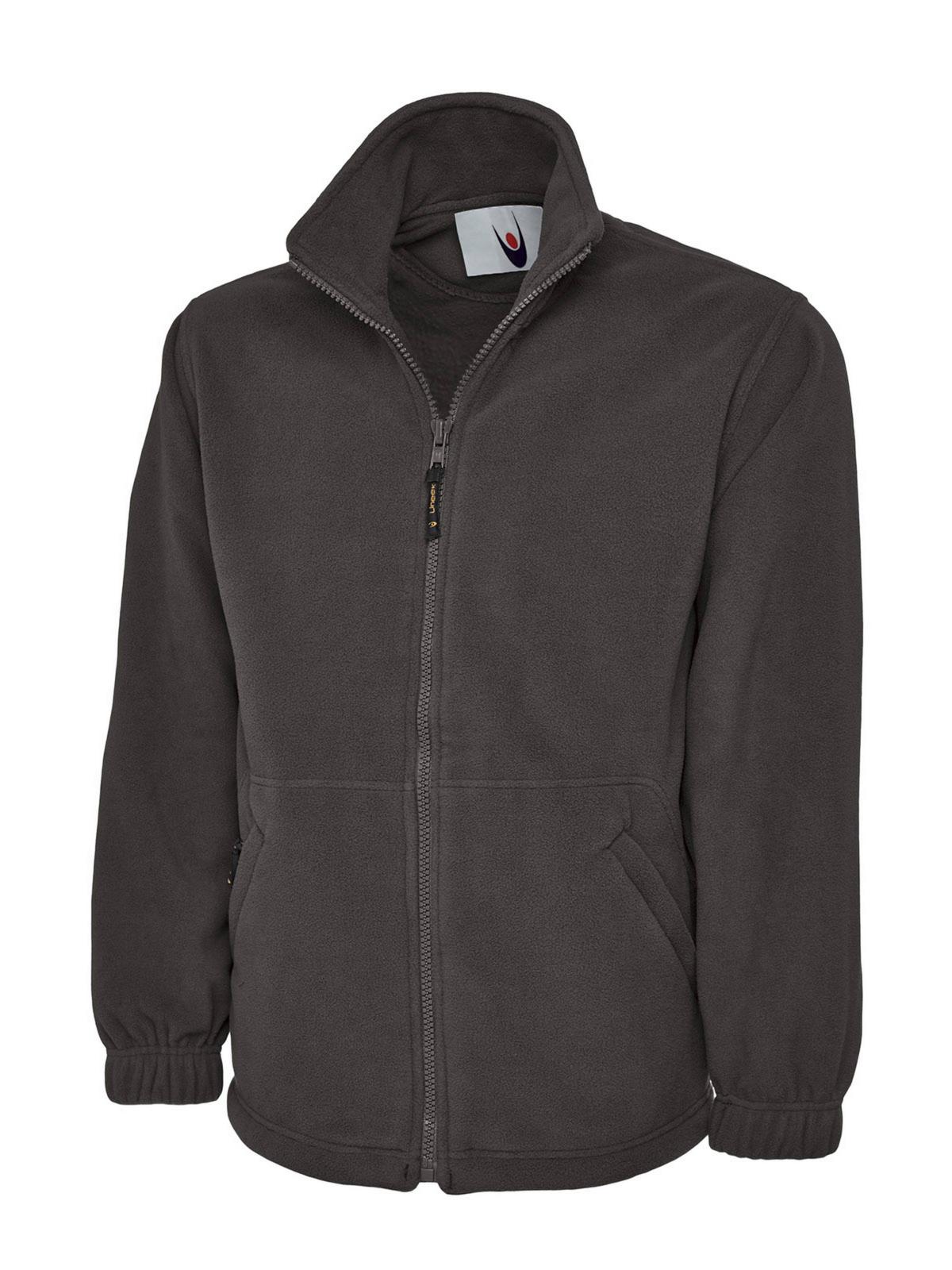 Uneek Classic Full Zip Micro Fleece Jacket Charcoal