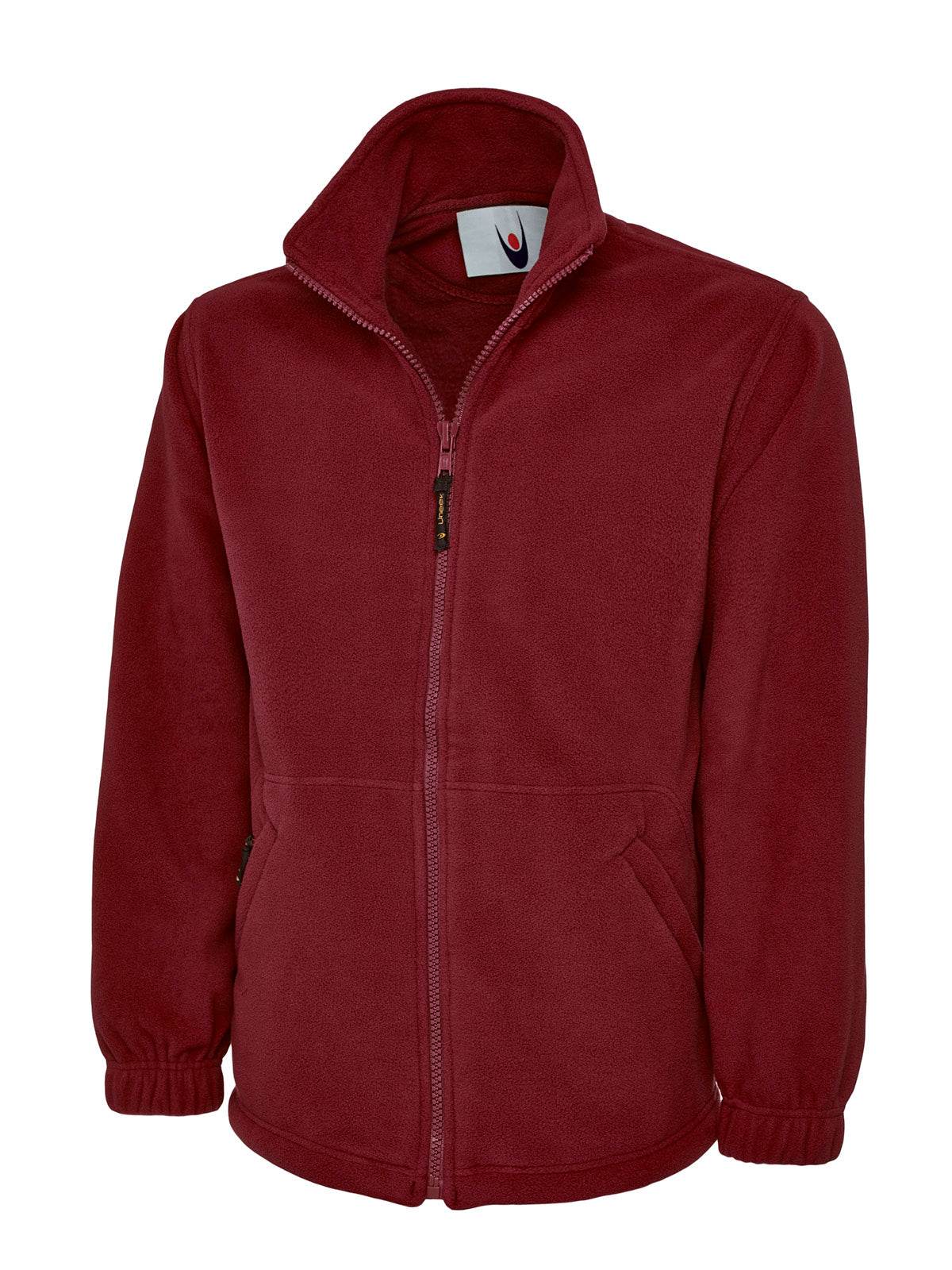 Uneek Classic Full Zip Micro Fleece Jacket Maroon