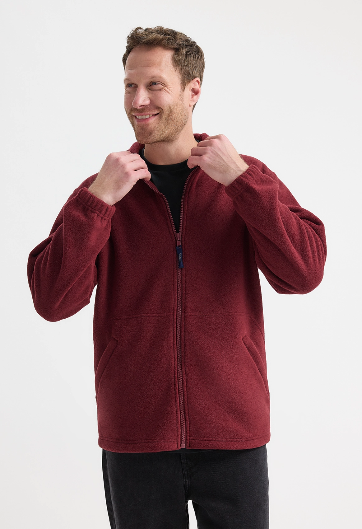 Uneek Classic Full Zip Micro Fleece Jacket Bottle Green