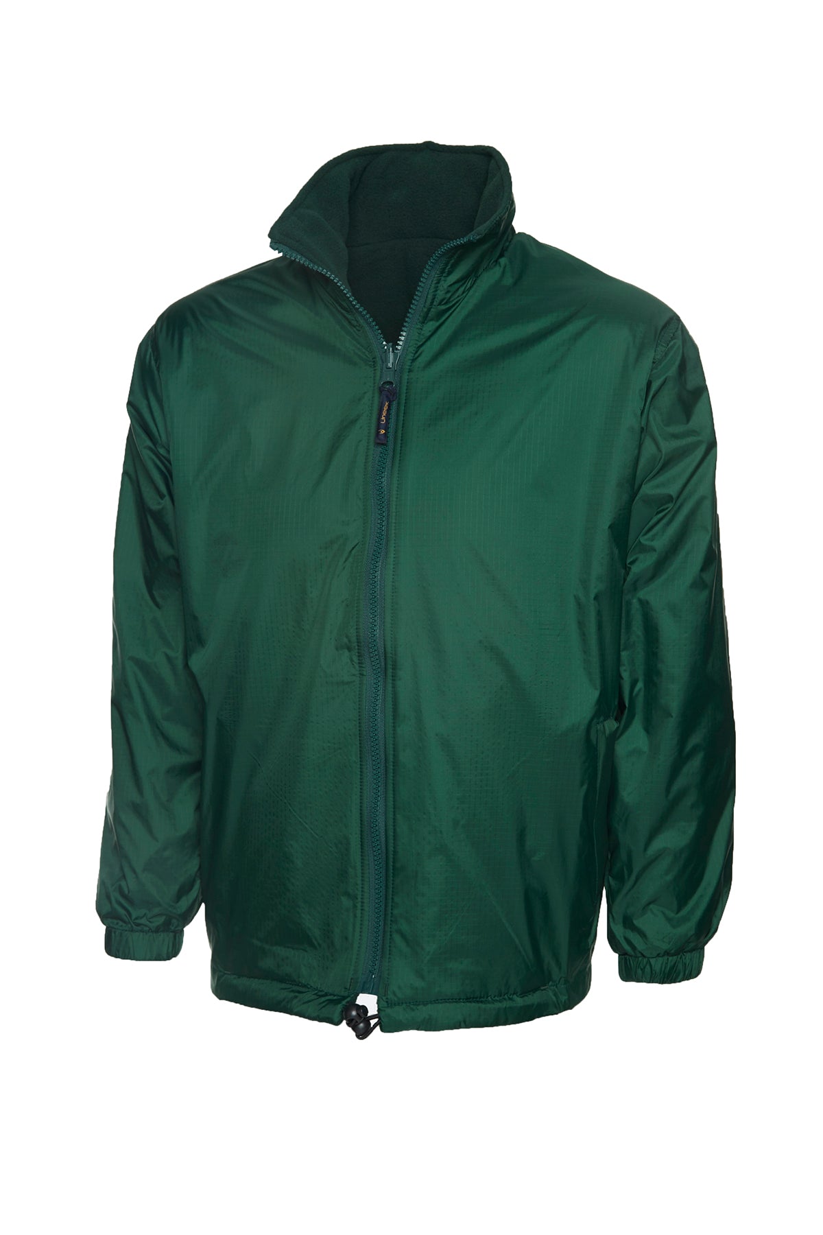 Uneek Premium Reversible Fleece Jacket Bottle Green